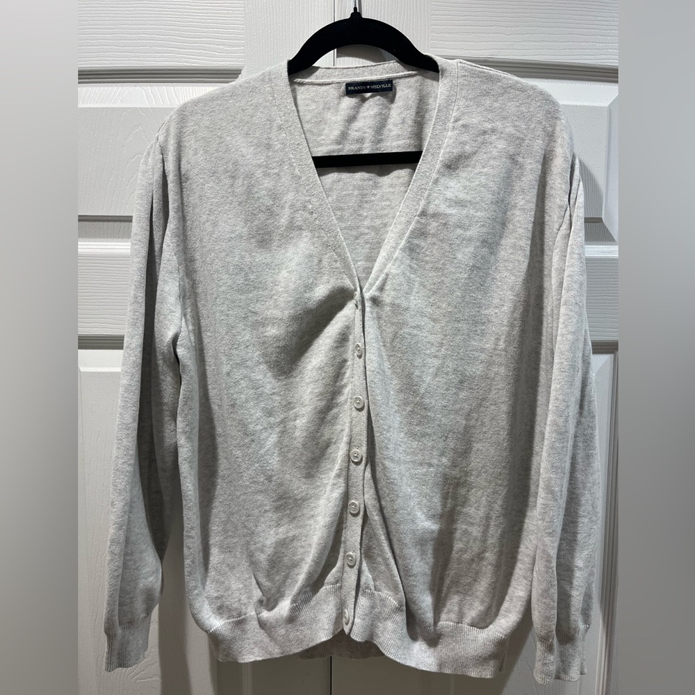 Brandy Melville Gray Button Front Cardigan – One Size
